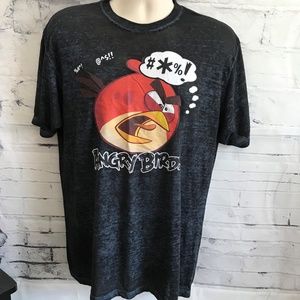 Marvel Angry Birds Burn Out  Tee Shirt Sz. L